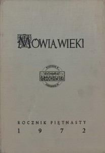 Mówią wieki, nr 1-12, styczeń-grudzień 1972