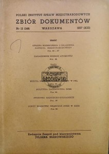 Zbiór dokumentów 12 (148) / 1957