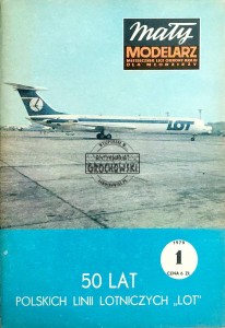 Mały modelarz (1) styczeń 1979 r. 50 lat Polskich Linii Lotniczych "LOT"