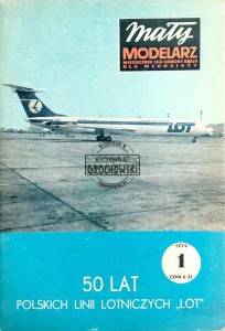 Mały modelarz (1) styczeń 1979 r. 50 lat Polskich Linii Lotniczych "LOT"