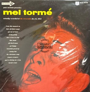 Mel Tormé – Gene Norman Presents Mel Tormé (Actually Recorded At The Crescendo Dec.15, 1954) LP