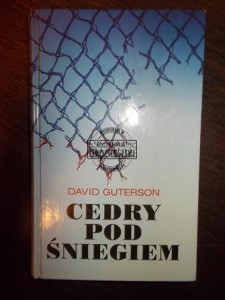 Cedry pod śniegiem