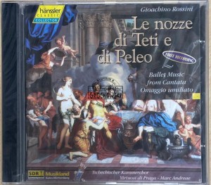 Rossini : M.Andreae, Virtuosi Di Praga, Korovina, Schäfer, Malta, Lopera, George – Le Nozze di Teti e di Peleo CD