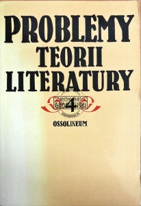 Problemy teorii literatury tom 4