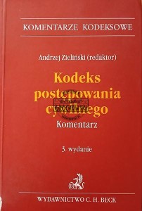Kodeks postępowania cywilnego, Komentarz