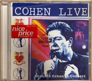 Leonard Cohen – Cohen Live - Leonard Cohen In Concert CD