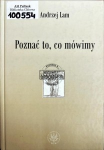 Poznać to, co mówimy