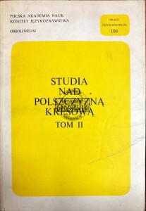 Studia nad polszczyzną kresową tom 2