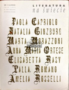 Literatura na świecie nr 3-4(452-453). Paola Capriolo i inni
