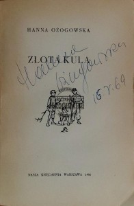 Złota kula (autograf)