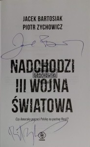 Nadchodzi II wojna światowa (autograf)