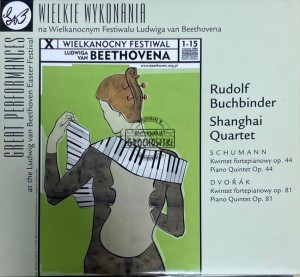 Rudolf Buchbinder, Shanghai Quartet – Chumann, R.: Piano Quintet In E-Flat Major, Op. 44 / Dvorak, A.: Piano Quintet In A Major, Op. 81 CD