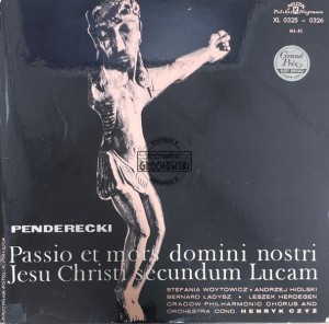 Penderecki – Passio Et Mors Domini Nostri Jesu Christi Secundum Lucam 2LP