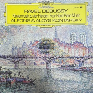 Ravel ▪ Debussy - Alfons & Aloys Kontarsky – Klaviermusik Zu Vier Händen - Four Hand Piano Music LP