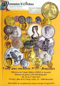 Monnaies d'Antan, Vente aux encheres No15 - Bruxelles