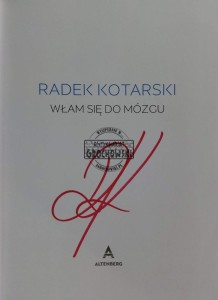 Włam się do mózgu (autograf)