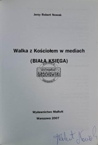Walka z Kościołem w mediach