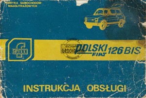 Polski Fiat 126 BIS. Instrukcja obsługi