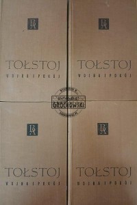 Wojna i pokój, tomy 1 - 4
