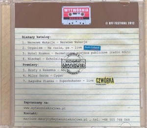 Various – OFF Festival 2012 CDr (Promo)