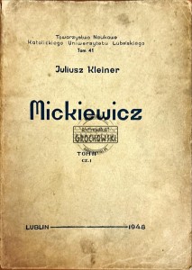 Mickiewicz Tom 2 cz. 1