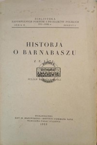 Historja o Barnabaszu z roku 1571