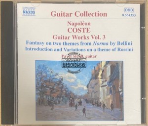 Napoléon Coste, Pavel Steidl – Guitar Works Vol. 3: Fantasy On Two Themes From Norma By Bellini / Introduction And Variations On A Theme Of Rossini / Opp. 14-19 CD