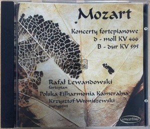 Mozart, Rafal Lewandowski, Polska Filharmonia Kameralna, Krzysztof Wroniszewski – Koncerty Fortepianowe / Piano Concertos CD