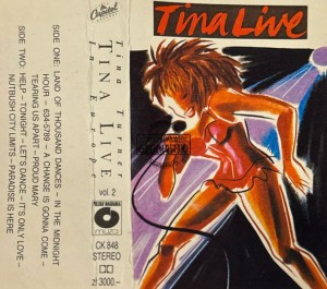Tina Turner – Tina Live In Europe Vol. 1 & Vol. 2 Kaseta