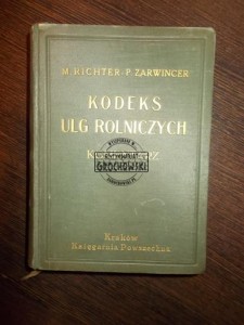 Kodeks ulg rolniczych : Komentarz