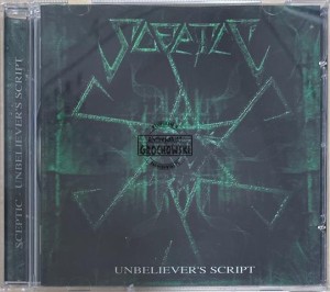 Sceptic – Unbeliever's Script CD
