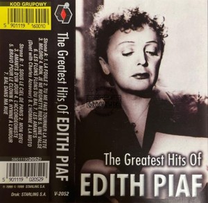 Edith Piaf - The Greatest Hits Of Edith Piaf Kaseta
