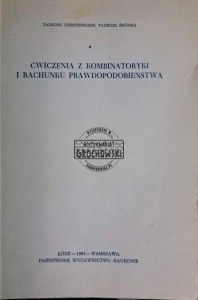 Ćwiczenia z kombinatoryki i rachunku prawdopodobieństwa