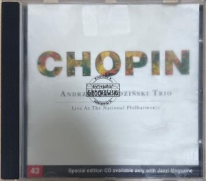 Andrzej Jagodziński Trio – Chopin (Live At The National Philharmonic) CD