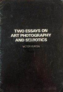 Two Essays on Art Photography and Semiotics
