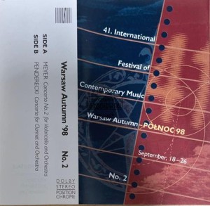 Various – Warsaw Autumn '98 No.2 Kaseta