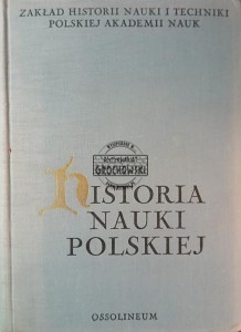 Historia nauki polskiej, tom 1