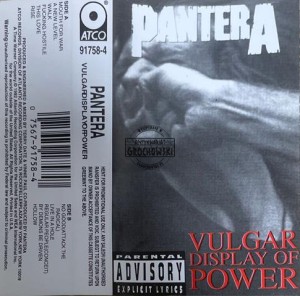 Pantera – Vulgar Display Of Power Kaseta