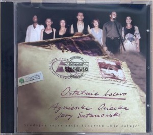 Agnieszka Osiecka, Jerzy Satanowski – Dziękuję Za Świat CD