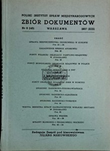 Zbiór dokumentów nr. 9(145) 1957