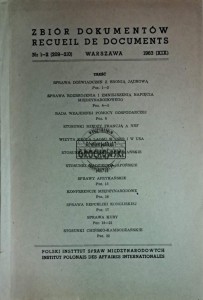 Zbiór dokumentów nr. 1-2(209-210) 1963
