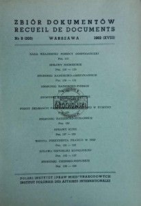Zbiór dokumentów nr. 9(205) 1962