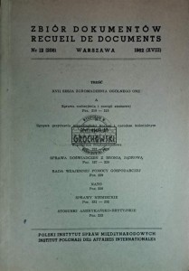 Zbiór dokumentów nr. 12(208) 1962