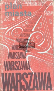 Plan miasta Warszawa