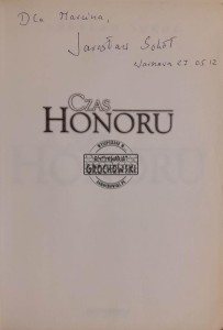 Czas honoru (autograf)