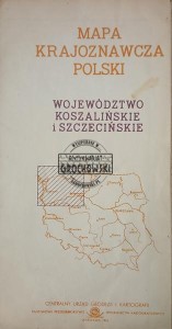 Mapa krajoznawcza Polski, Województwo koszalińskie i szczecińskie