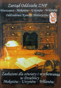 Zasłużeni dla oświaty i wychowania Mokotowa - Ursynowa - Wilanowa