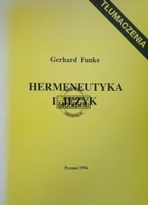 Hermeneutyka i język