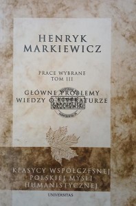 Główne problemy wiedzy o literaturze