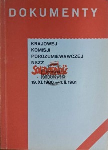 Dokumenty krajowej komisji porozumiewaczej NSZZ Solidarność 19.XI.1980-1.II.1980